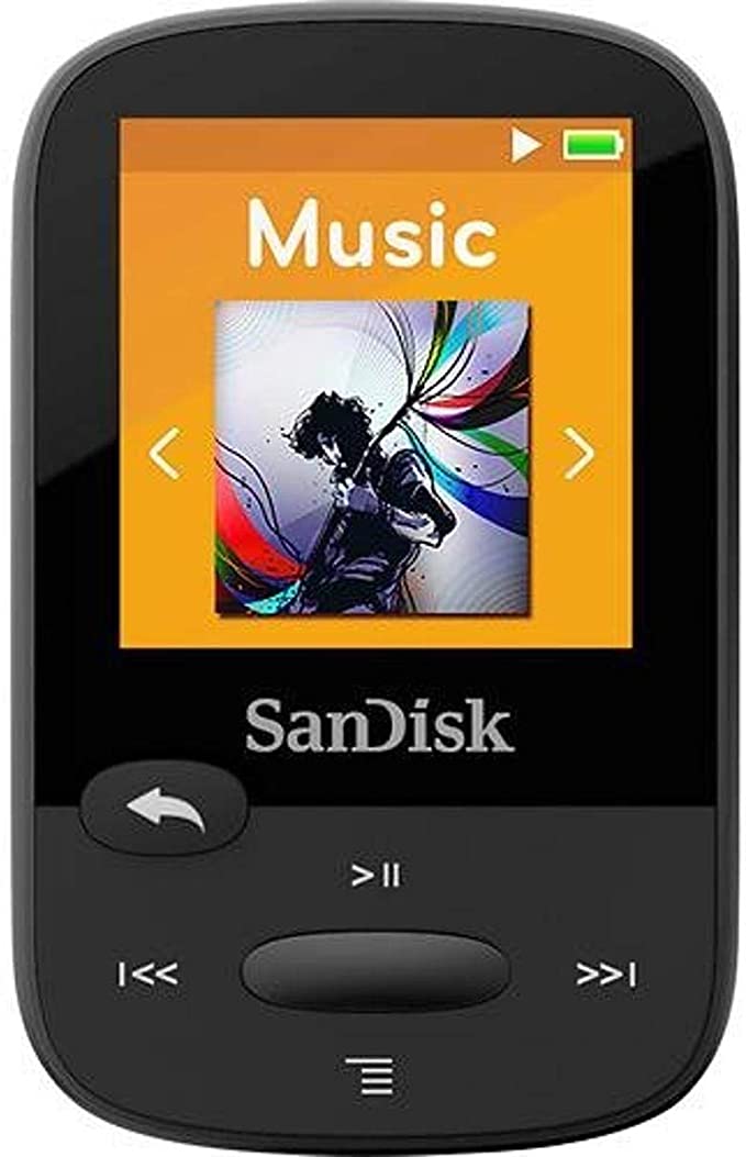 SANDISK SDK008GA46K, 8GB 1.44-Inch Clip Sport Mp3 Players (Black)