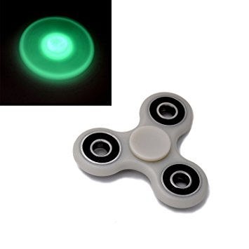 Juslink Fluorescence Fidget Spinner Glow in the Dark, Guarantee 3 to 5 Minutes Spin Time, Hand Fidget Spinner Toys for Kids and Adults