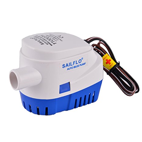 MAXZONE Automatic Submersible Boat Bilge Water Pump 12v 1100gph Auto with Float Switch