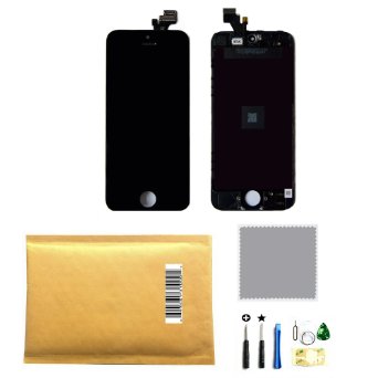 LCD Display Touch Screen Digitizer Assembly Replacement for iPhone 5G Black