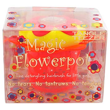 Tangle Teezer Magic Flowerpot Hairbrush for Kids, Princess Pink