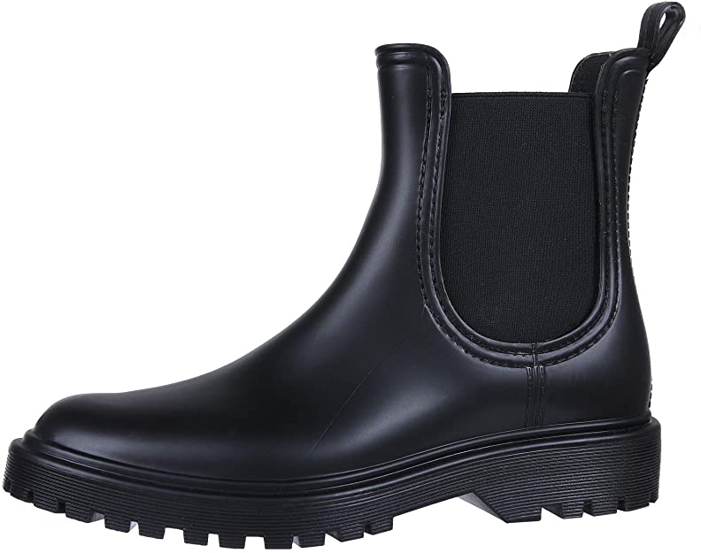 Women's Ankle Rain Boots Waterproof Chelsea Boots