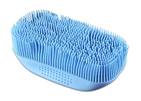 SHANGHAIMAKE Curry Grooming Brush for Pets. Ideal for Bathing Shampooing and Removal of Dead Losses Hair and Dirt. Distribute Natural Oils in the Coat.