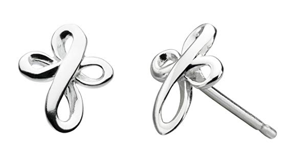 Heritage Sterling Silver Open Celtic Cross Stud Earrings