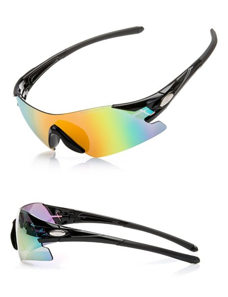 Ysiop Riding Eyeglasses UV Beach Sunglasses Outdoor Sports Glasses Eyewear Set