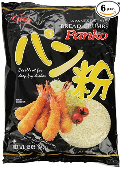 JFC Panko Bread Crumbs, 12-Ounce Packages (Pack of 6)