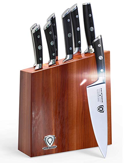 DALSTRONG Knife Set Block - Gladiator Series Knife Set - German HC Steel - 8 Pc