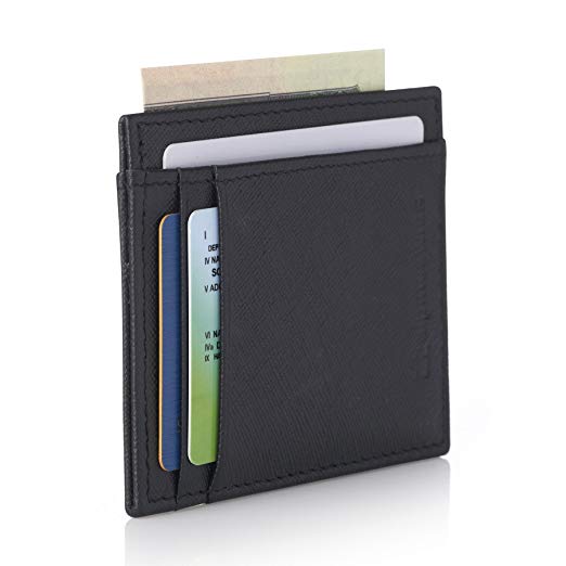 Alpine Swiss RFID Mens Thin Minimalist ID Card Case Slim Front Pocket Wallets 5 Top Variations