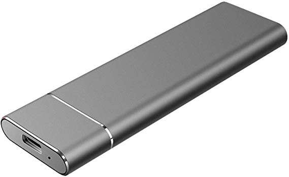 Jetzz 2TB External Hard Drive,Portable Hard Drive External Ultra Slim HDD Type C USB 3.1 for Mac, PC, Laptop, PS4, Xbox one (2TB, Black)