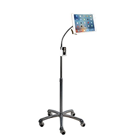 CTA Digital PAD-HFS Heavy-Duty Gooseneck Floor Stand for 7-13" Tablets