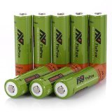 FlePow High Capacity AA 12V Ni-MH Pre-charged Low Self-discharge Rechargeable BatteriesActual Capacity 2300mAh 8 Pack