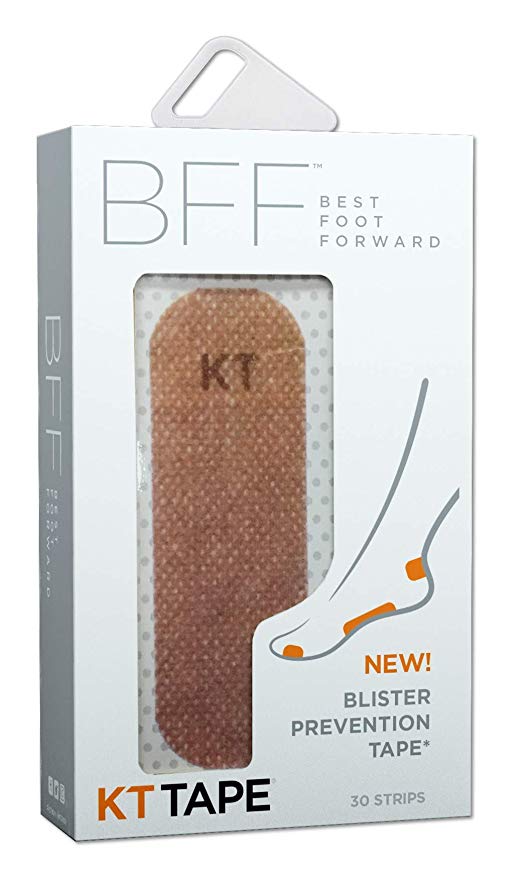 KT Tape BFF Blister Prevention Tape, Friction-Reducing, Thin, Flexible, Breathable, 30 Precut 3.5 Inch Strips