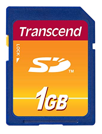 Transcend 1 GB SD Flash Memory Card TS1GSDC