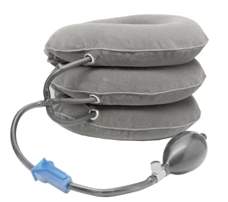Best Cervical Neck Traction Device by Bonsai 1 Doctor Recommended Relief For Neck and Spine Pain IMPROVED Extended Velcro Cervical Traction