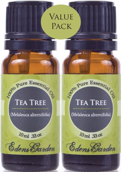 Value Pack 2-10 ml Tea Tree Melaleuca 100 Pure Therapeutic Grade Essential Oil