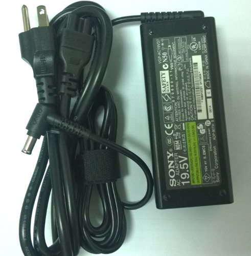 SONY VGP-AC19V37 VGP-AC19V61 AC Power Adapter 76W 19.5V3.9A for Sony VAIO Laptop with Power Cord