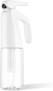 200ml Handheld Water Spray Bottle, Continuous Fine Mist Empty Spray Bottle, Misting Spray Bottle Fine Mist Sprayer for Curly Hair Plants Cleaning Barber Face Hairdressing Ironing