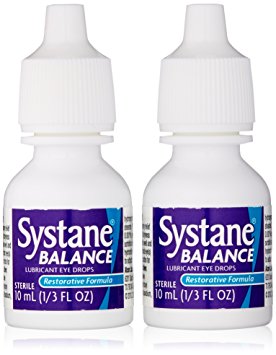 Systane Balance Lubricant Eye Drops, Restorative Formula, Two 10 Ml, 1/3 Fl.Ounce