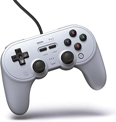 8BitDo Pro 2 Wired Controller for Switch and Windows (Gray Edition)