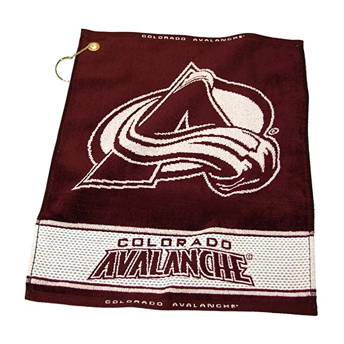 Colorado Avalanche Woven Golf Towel