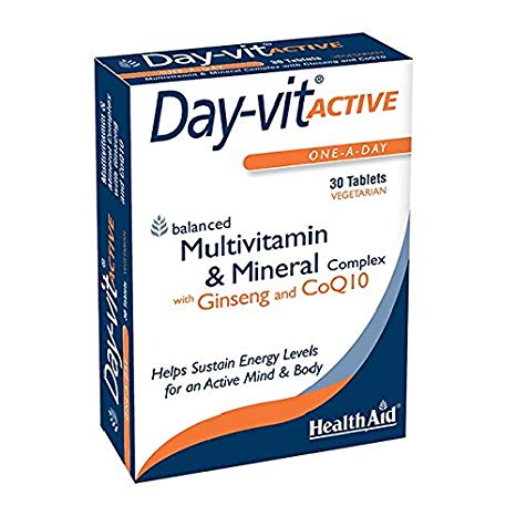 HealthAid Day-vit ACTIVE - 30 Vegetarian Tablets