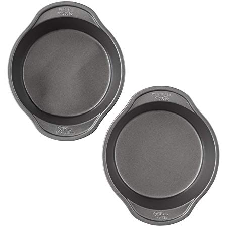 Wilton Perfect Results Premium Non-Stick 6in Round Cake Pan Set, 2-Piece