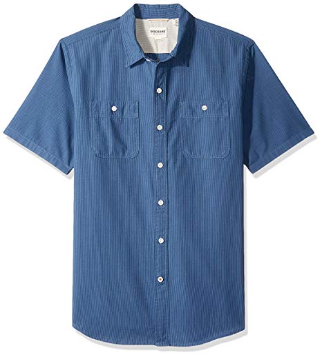 Dockers Men's Short Sleeve Button Down Comfort Flex Shirt