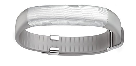 UP2 by Jawbone Activity   Sleep Tracker, Light Grey Hex (Silver), Classic Flat Strap