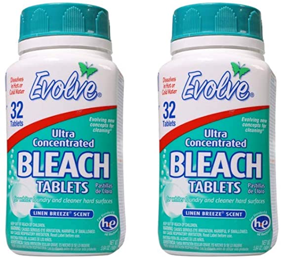 Evolve Original Scent Bleach Tablets (2, Linen Breeze)