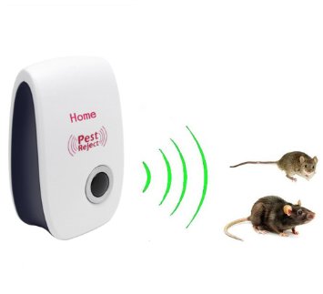 Pest Repeller Ultrasonic - Professional Electronic Pest Repellent Control Repels MiceRatsFlyMothsMosquitoAntsSpidersBatsRodents - Natural Insect Control Roaches Equipment for IndoorHome