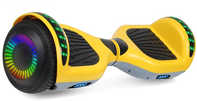 SISIGAD Hoverboard Self Balancing Scooter 6.5" Two-Wheel Self Balancing Hoverboard with Bluetooth Speaker and LED Lights Electric Scooter for Adult Kids Gift UL 2272 Certified