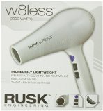 Rusk W8less Professional Lightweight Ceramic Tourmaline Hair Dryer 2000 Watt