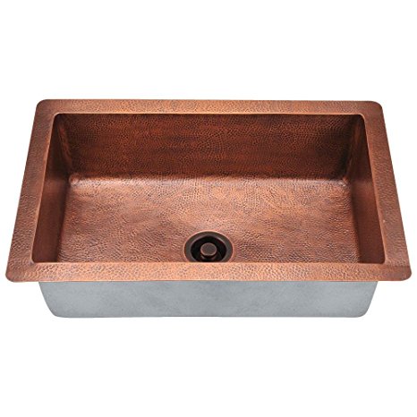 MR Direct 903 Single Bowl Copper Sink