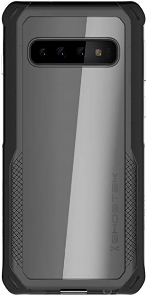 Ghostek Cloak Clear Hybrid Wireless Charging Case Designed for Galaxy S10 (2019) – Black