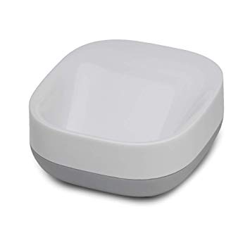 Joseph Joseph 70511 Slim Compact Soap Dish with Drain, Gray