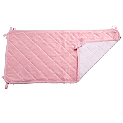 NoJo Coral Fleece Sheet Savers - Pink, Pack of 2