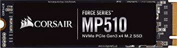 Corsair Force Series MP510 960GB NVMe PCIe Gen3 x4 M.2 SSD (CSSD-F960GBMP510B)