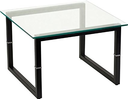 Flash Furniture Glass End Table