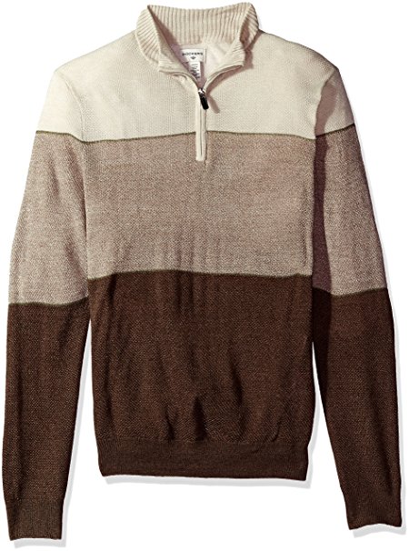 Dockers Men'sQuarter Zip Soft Acrylic Sweater