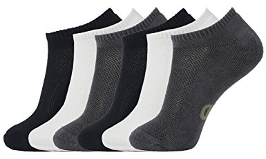 MD Ultra Soft Athletic Bamboo Socks for Women and Men with Seamless Toe No Show Casual Socks 6 Pack