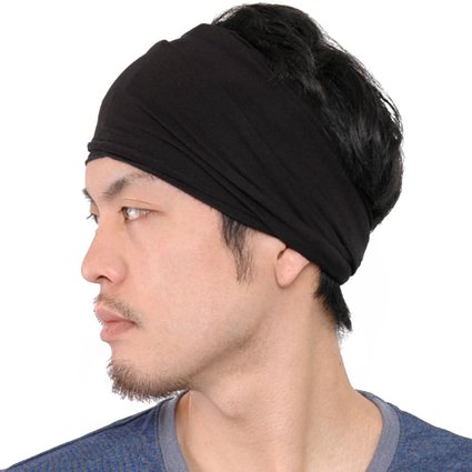 Casualbox Mens Womens Elastic Bandana Headband Japanese Long Hair Dreads Head wrap