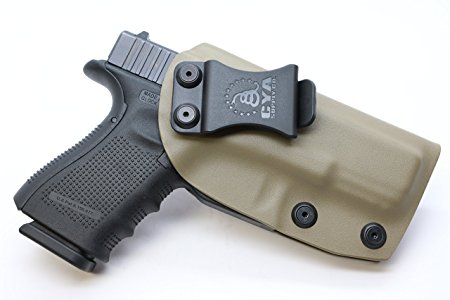 CYA Supply Co. IWB Holster Fits: Glock 19 / Glock 23 / Glock 32 - Veteran Owned Company - Made in USA - Inside Waistband Concealed Carry Holster