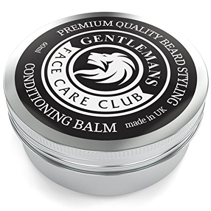 Beard Balm - Premium Quality Conditioning Butter For Creating Beard Styles, Goatees, Sideburns + Moustaches - Extra Large 60ml Tub Made In The UK To Improve Growth, Shine And Add Texture To All Beards - 100% Money Back Satisfaction Guaranteed