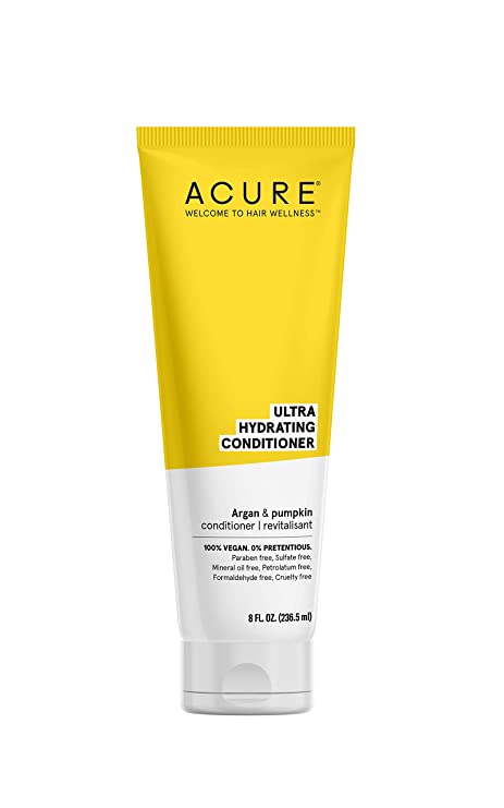 Acure Ultra Hydrating Conditioner | 100% Vegan | Performance Driven Hair Care | Argan & Pumpkin - Ultra Hydrating Moisture & Omega Fatty Acids | 8 Fl oz