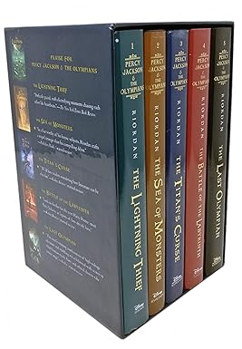 Percy Jackson and the Olympians Collection Rick Riordan 5 Books Set by Rick Riordan