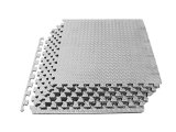 ProSource Puzzle Exercise Mat High Quality EVA Foam Interlocking Tiles