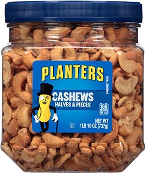 Planters Cashew Halves and Pieces 1LB 10 Ounces