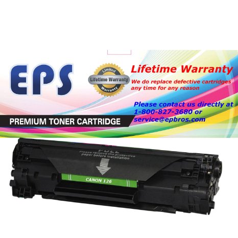 EPS Replacement Canon 126 Black Toner Cartridge for Canon LBP6200D