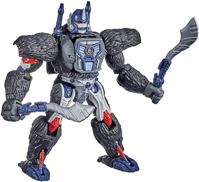 Transformers Toys Generations War for Cybertron: Kingdom Voyager WFC-K8 Optimus Primal Action Figure - Kids Ages 8 and Up, 7-inch