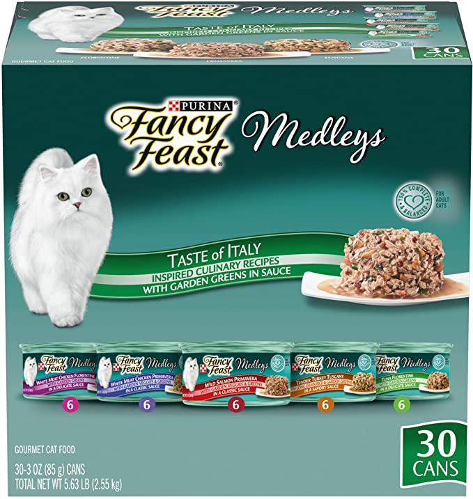 Purina Fancy Feast Medleys Adult Wet Cat Food Variety Pack